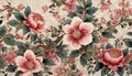 Chinoiserie Blanket Wallpaper Pattern