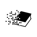 transformation book icon , vector illustration Royalty Free Stock Photo