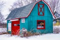 Transformation Of An Old Barn Royalty Free Stock Photo