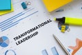 Transformational Leadership phrase on the page