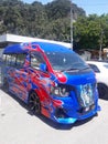 Transformer fantasy car blue