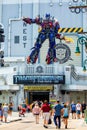 Transformer Optimus Prime. Universal Studios. Orlando. Florida. USA Royalty Free Stock Photo