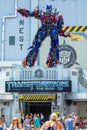 Transformer Optimus Prime. Universal Studios. Orlando. Florida. USA Royalty Free Stock Photo