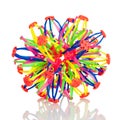 The transformer sphere, the transformer ball or the Hoberman sphere is an expanding and contracting ball, the development of spati