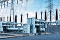 Transformer substation Royalty Free Stock Photo