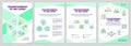 Transforming to net zero green brochure template