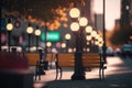 Transforming Urban Spaces with Solar-Powered Seating and Bokeh Realism in Unreal Engine 5