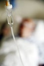 Transfusion in the hospital Royalty Free Stock Photo