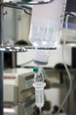 Transfusion in operation room Royalty Free Stock Photo