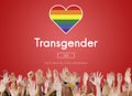 Transgender Homosexual LGBT Rights Bisexual Concept Royalty Free Stock Photo