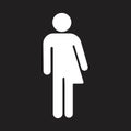 Transgender line iconvector illustration Royalty Free Stock Photo