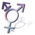 Transgender symbol