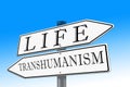 Transhumanism Life Sign Royalty Free Stock Photo