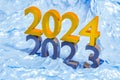 Transition from 2023 to 2024: Embracing the New Year\'s Wave of Change