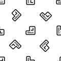Translate button pattern seamless black