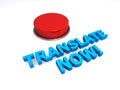 Translate now button on white