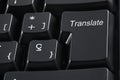 Translation keyboard Royalty Free Stock Photo