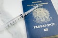 Translation: Mercosul, Federative Republic of Brazil, Passport and covid test