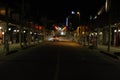 Translation: Sanmachi at night, the old city of Takayama