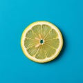 Translucence of the lemon, emphasizing the intricate pattern of Royalty Free Stock Photo