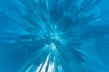 Translucent Blue Ice Castle Royalty Free Stock Photo