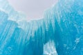 Translucent Blue Ice Castle Royalty Free Stock Photo