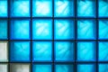 Translucent color frost glass blocks wall texture Royalty Free Stock Photo