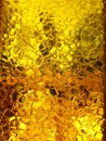 a translucent glass texture in gold color
