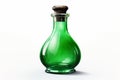 Translucent Green potion bottle. Generate AI