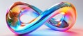 translucent infini sign, AI generated Royalty Free Stock Photo