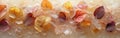 Translucent Layers: A Colorful and Textured Depth of Beauty