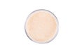 Translucent loose powder in a jar Royalty Free Stock Photo