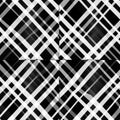 Translucent Overlapping: Energetic Black And White Plaid Pattern