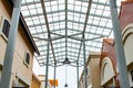 Translucent roof or skylight roof of shopping center