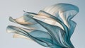 Translucent thin fabric fluttering in the wind. Abstract wavy background Royalty Free Stock Photo