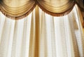 Translucent window curtain Royalty Free Stock Photo