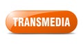 transmedia button. transmedia sign. key. push button. Royalty Free Stock Photo