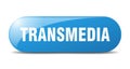 transmedia button. transmedia sign. key. push button. Royalty Free Stock Photo