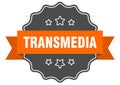 transmedia label Royalty Free Stock Photo
