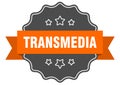 transmedia label Royalty Free Stock Photo