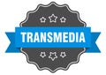 transmedia label Royalty Free Stock Photo