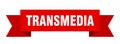 transmedia ribbon. Royalty Free Stock Photo
