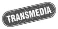 transmedia sign. transmedia grunge stamp.