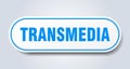 transmedia sticker. Royalty Free Stock Photo