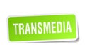transmedia sticker Royalty Free Stock Photo