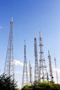 Transmission antenna towers