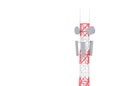 Transmission cellular towers and mobile phone communications antennas. 3d illustration