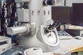 Transmission electron microscope in a scientific laboratory Royalty Free Stock Photo