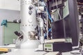 Transmission electron microscope in a scientific laboratory Royalty Free Stock Photo