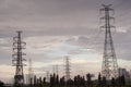 Transmission line Royalty Free Stock Photo